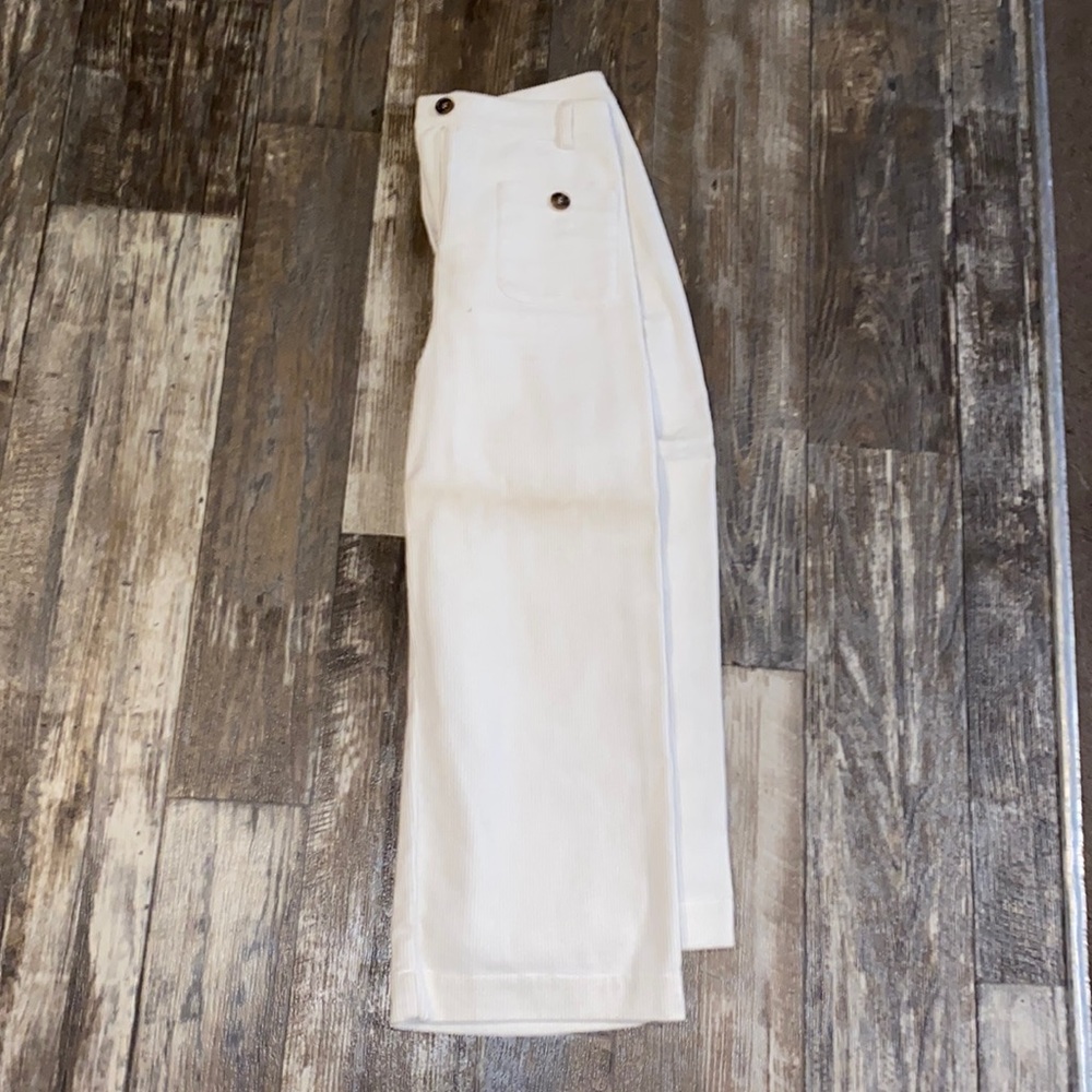 Cute white wide leg pants